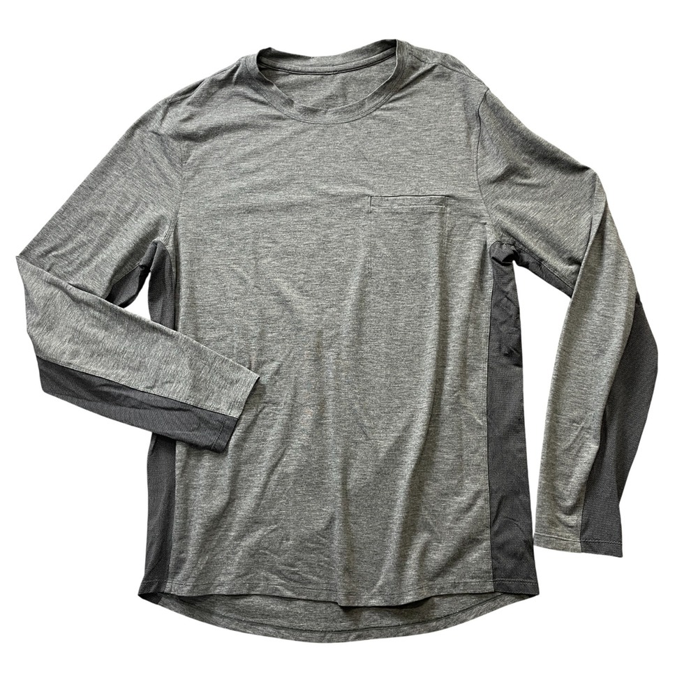 Lululemon Men's Large Long Sleeve Men's Performance Shirt Front Pocket